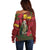 Kakapo Bird New Zealand Off Shoulder Sweater Floral Christmas