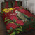 Kakapo Bird New Zealand Quilt Bed Set Floral Christmas