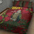 Kakapo Bird New Zealand Quilt Bed Set Floral Christmas