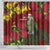 Kakapo Bird New Zealand Shower Curtain Floral Christmas