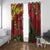 Kakapo Bird New Zealand Window Curtain Floral Christmas