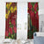 Kakapo Bird New Zealand Window Curtain Floral Christmas