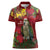 Kakapo Bird New Zealand Women Polo Shirt Floral Christmas