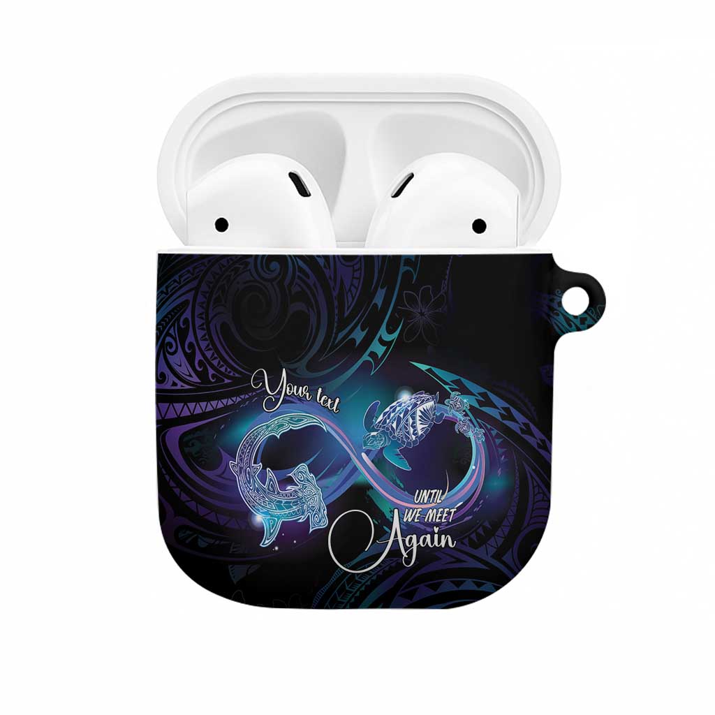 Polynesian Personalized Memorial AirPods Case Oceanic Infinity Symbol - Until We Meet Again LT7 Black - Polynesian Pride