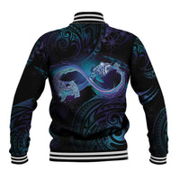 Polynesian Personalized Memorial Baseball Jacket Oceanic Infinity Symbol - Until We Meet Again LT7 - Polynesian Pride