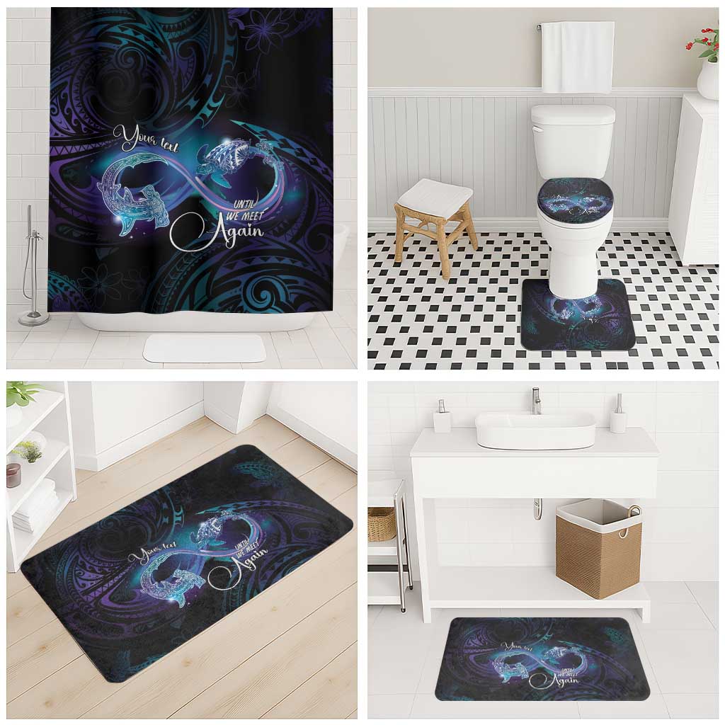 Polynesian Personalized Memorial Bathroom Set Oceanic Infinity Symbol - Until We Meet Again - Polynesian Pride