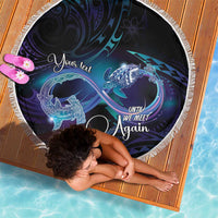 Polynesian Personalized Memorial Beach Blanket Oceanic Infinity Symbol - Until We Meet Again LT7 - Polynesian Pride