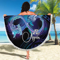 Polynesian Personalized Memorial Beach Blanket Oceanic Infinity Symbol - Until We Meet Again LT7 - Polynesian Pride