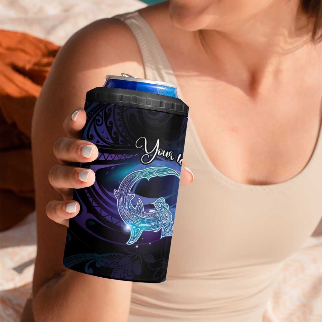 Polynesian Personalized Memorial 4 in 1 Can Cooler Tumbler Oceanic Infinity Symbol - Until We Meet Again LT7 - Polynesian Pride