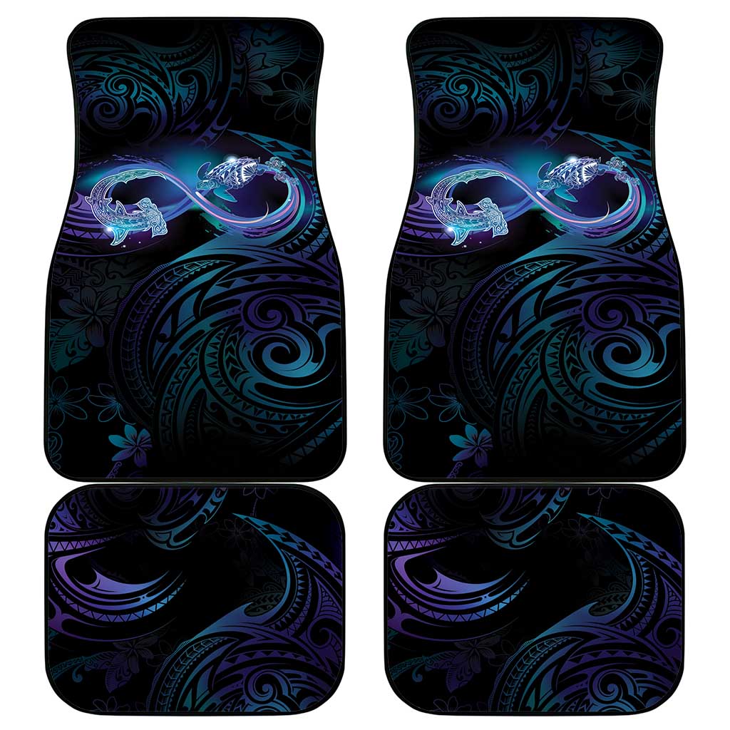Polynesian Memorial Car Mats Oceanic Infinity Symbol - Until We Meet Again LT7 - Polynesian Pride