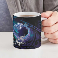 Polynesian Personalized Memorial Ceramic Mug Oceanic Infinity Symbol - Until We Meet Again LT7 - Polynesian Pride