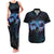 Polynesian Personalized Memorial Couples Matching Tank Maxi Dress and Hawaiian Shirt Oceanic Infinity Symbol - Until We Meet Again - Polynesian Pride