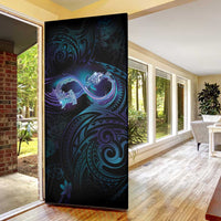 Polynesian Memorial Door Cover Oceanic Infinity Symbol - Until We Meet Again - Polynesian Pride