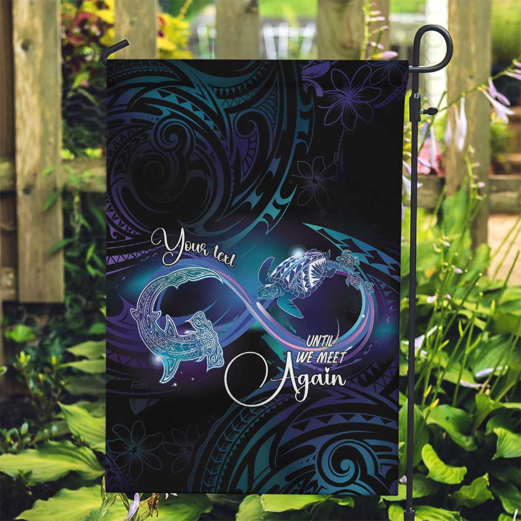 Polynesian Personalized Memorial Garden Flag Oceanic Infinity Symbol - Until We Meet Again - Polynesian Pride