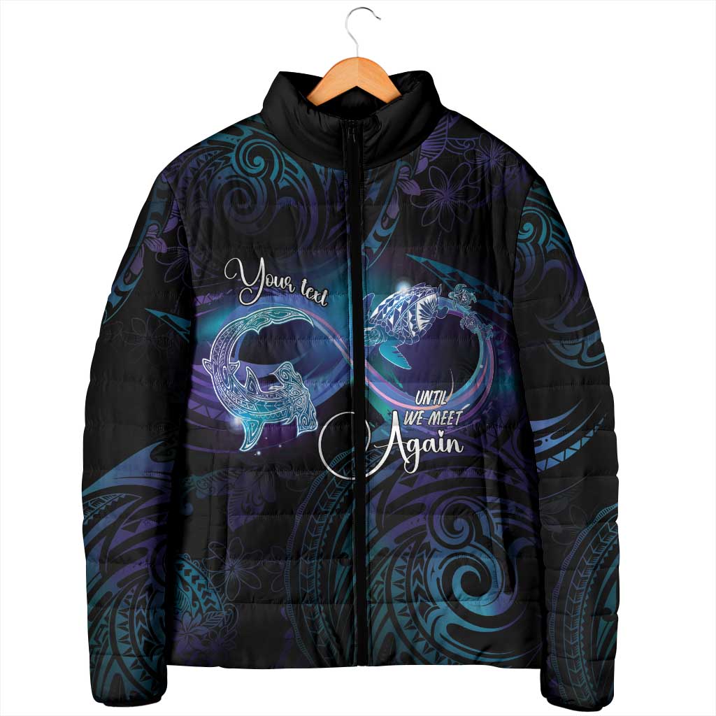 Polynesian Personalized Memorial Padded Jacket Oceanic Infinity Symbol - Until We Meet Again LT7 - Polynesian Pride