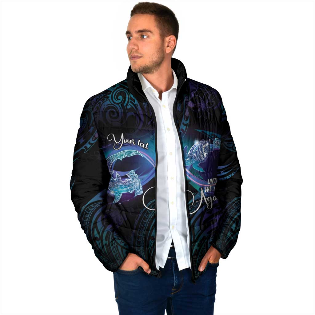 Polynesian Personalized Memorial Padded Jacket Oceanic Infinity Symbol - Until We Meet Again LT7 - Polynesian Pride
