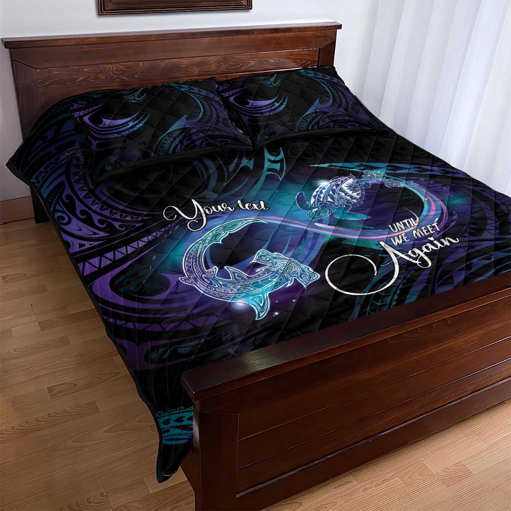 Polynesian Personalized Memorial Quilt Bed Set Oceanic Infinity Symbol - Until We Meet Again - Polynesian Pride
