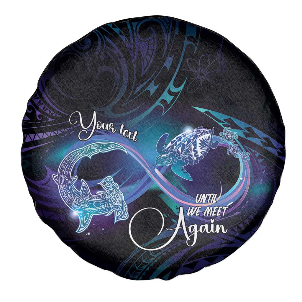 Polynesian Personalized Memorial Spare Tire Cover Oceanic Infinity Symbol - Until We Meet Again - Polynesian Pride