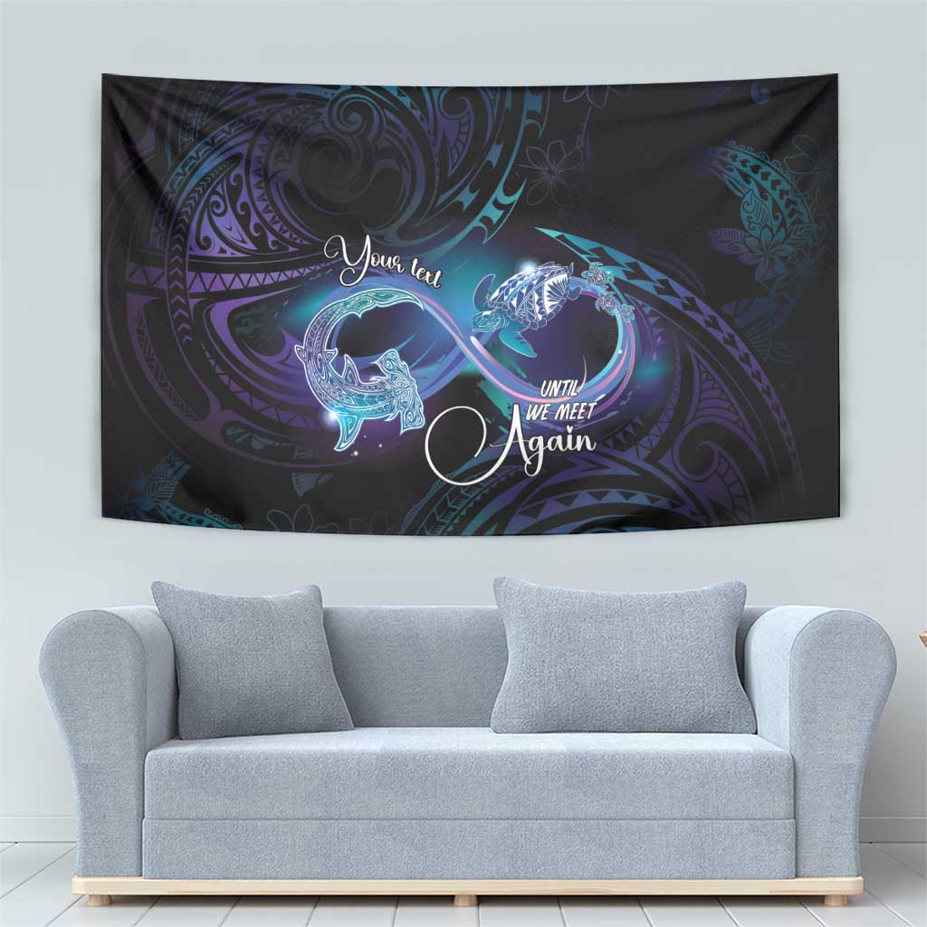 Polynesian Personalized Memorial Tapestry Oceanic Infinity Symbol - Until We Meet Again - Polynesian Pride