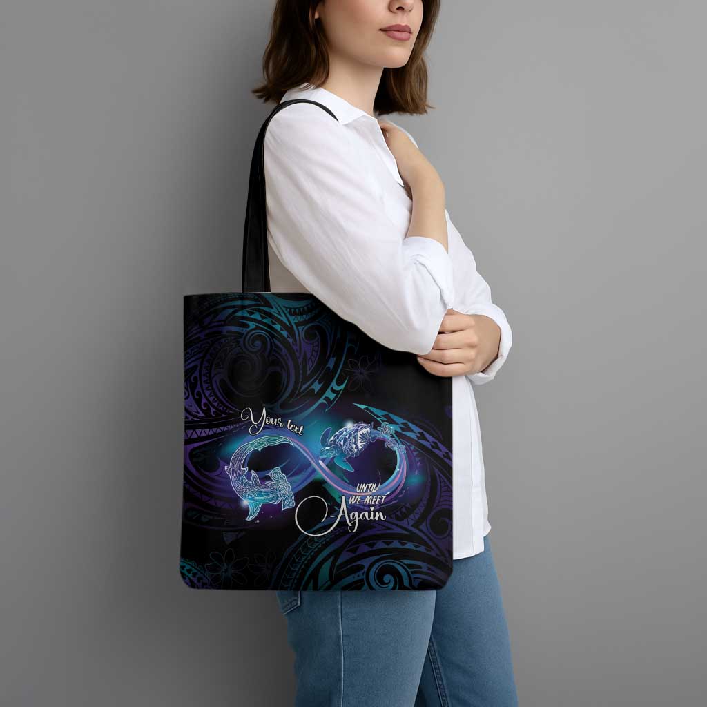 Polynesian Personalized Memorial Tote Bag Oceanic Infinity Symbol - Until We Meet Again - Polynesian Pride