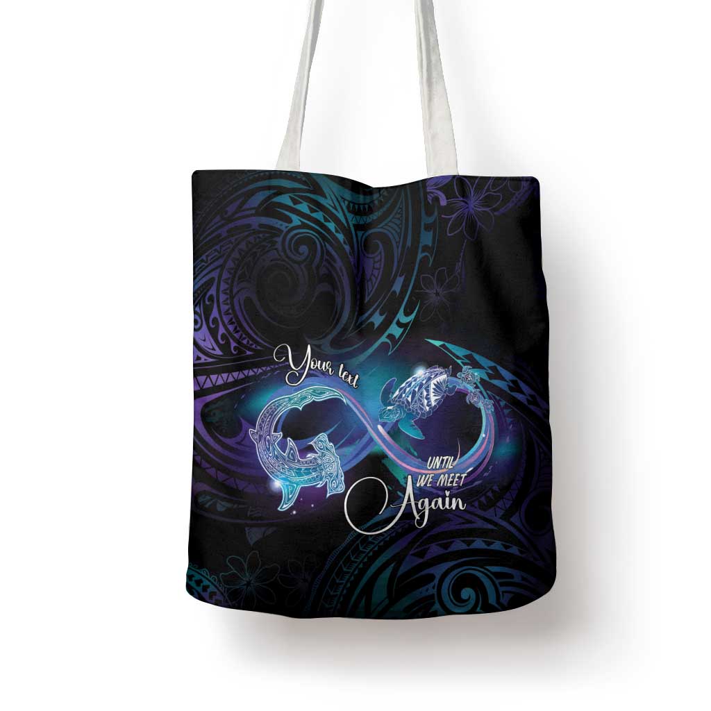 Polynesian Personalized Memorial Tote Bag Oceanic Infinity Symbol - Until We Meet Again - Polynesian Pride