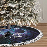 Polynesian Personalized Memorial Tree Skirt Oceanic Infinity Symbol - Until We Meet Again LT7 - Polynesian Pride