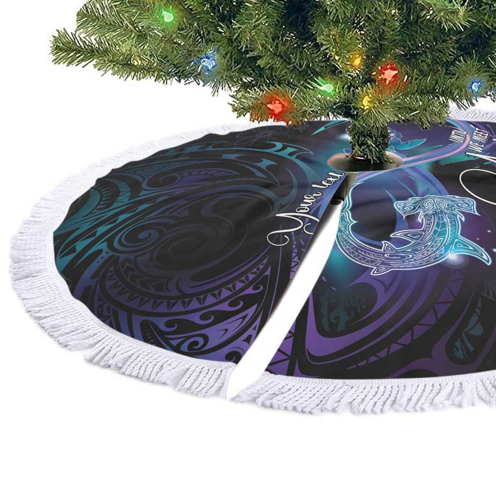 Polynesian Personalized Memorial Tree Skirt Oceanic Infinity Symbol - Until We Meet Again LT7 - Polynesian Pride
