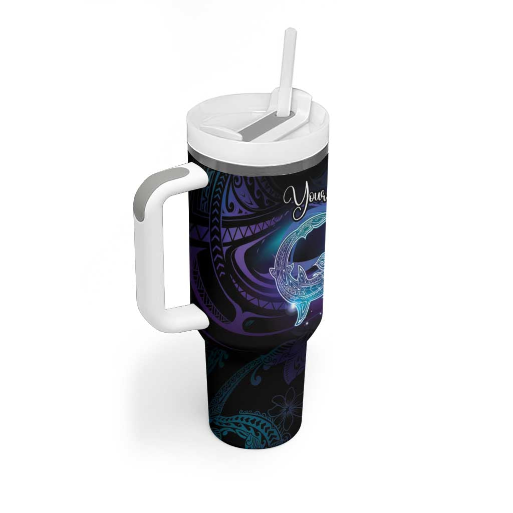 Polynesian Personalized Memorial Tumbler With Handle Oceanic Infinity Symbol - Until We Meet Again - Polynesian Pride