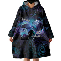 Polynesian Personalized Memorial Wearable Blanket Hoodie Oceanic Infinity Symbol - Until We Meet Again LT7 - Polynesian Pride