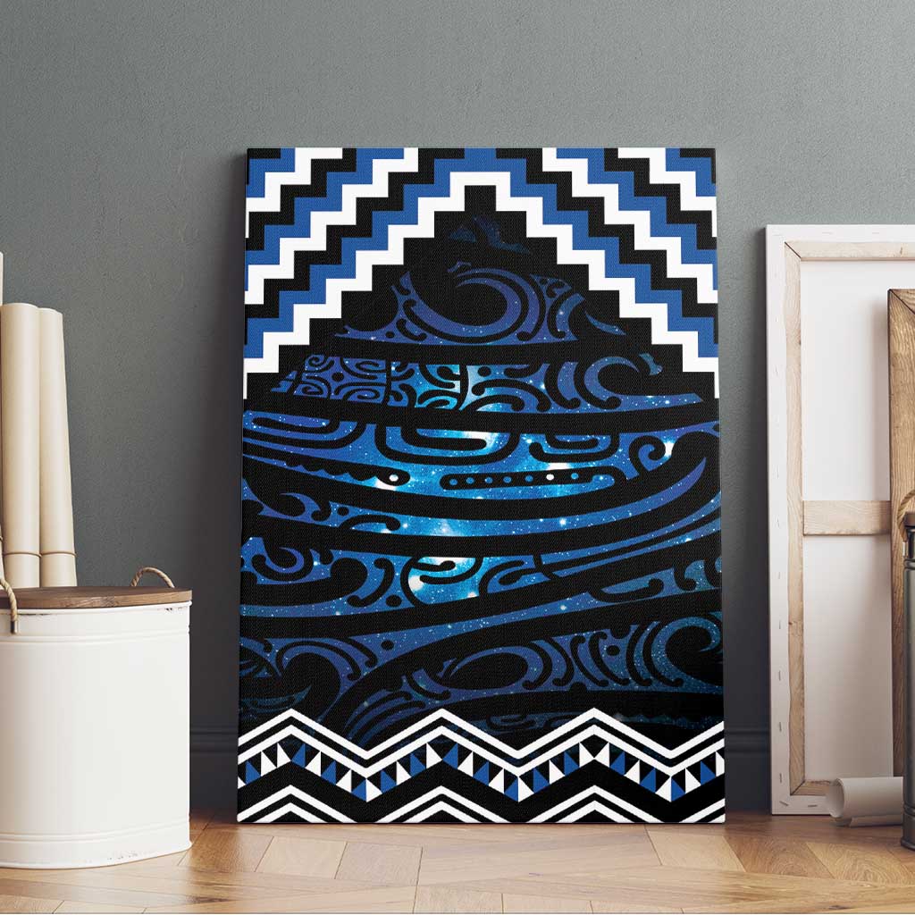New Zealand Matariki Canvas Wall Art Galaxy Styled Taniko