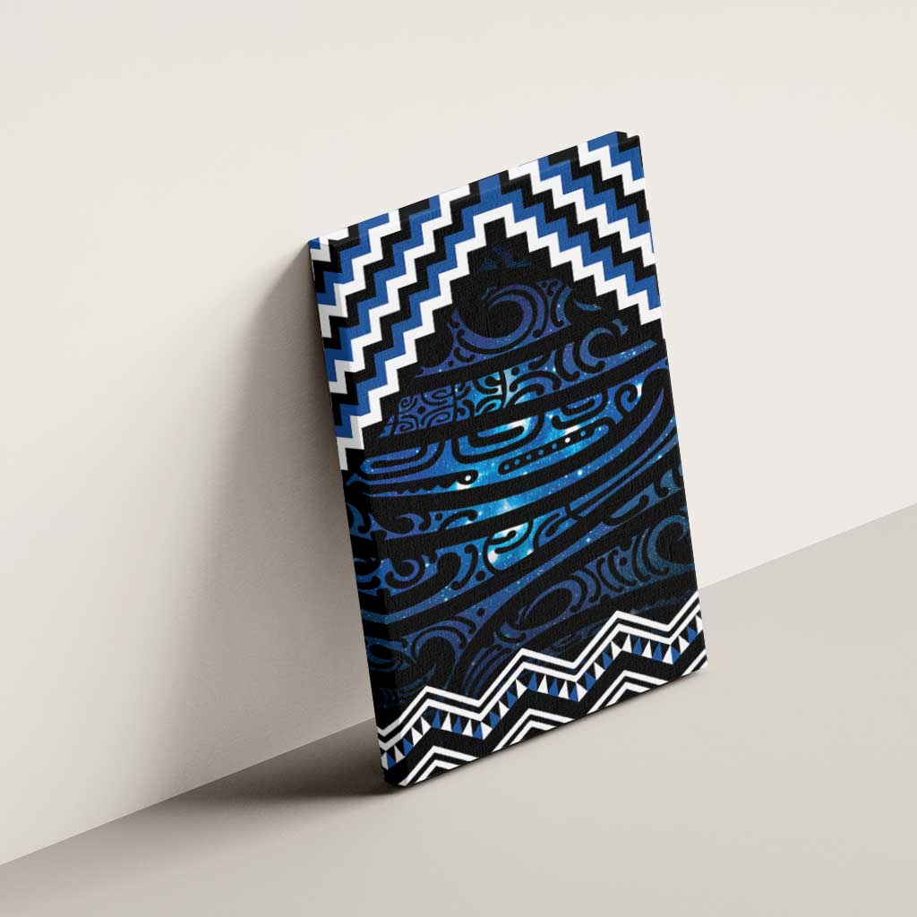 New Zealand Matariki Canvas Wall Art Galaxy Styled Taniko