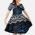 New Zealand Matariki Family Matching Puletasi and Hawaiian Shirt Galaxy Styled Taniko