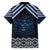 New Zealand Matariki Family Matching Puletasi and Hawaiian Shirt Galaxy Styled Taniko