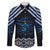 New Zealand Matariki Family Matching Puletasi and Hawaiian Shirt Galaxy Styled Taniko
