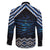 New Zealand Matariki Family Matching Puletasi and Hawaiian Shirt Galaxy Styled Taniko