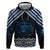 New Zealand Matariki Hoodie Galaxy Styled Taniko