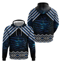 New Zealand Matariki Hoodie Galaxy Styled Taniko