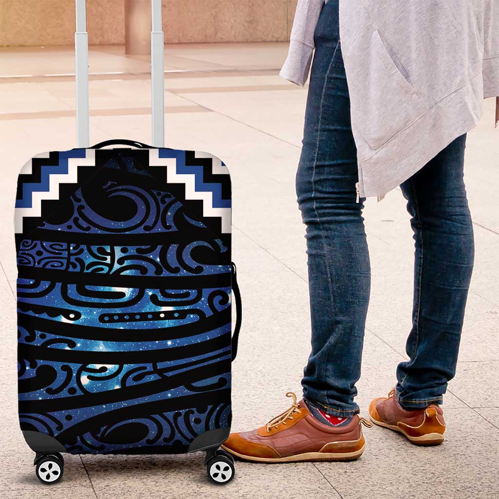 New Zealand Matariki Luggage Cover Galaxy Styled Taniko