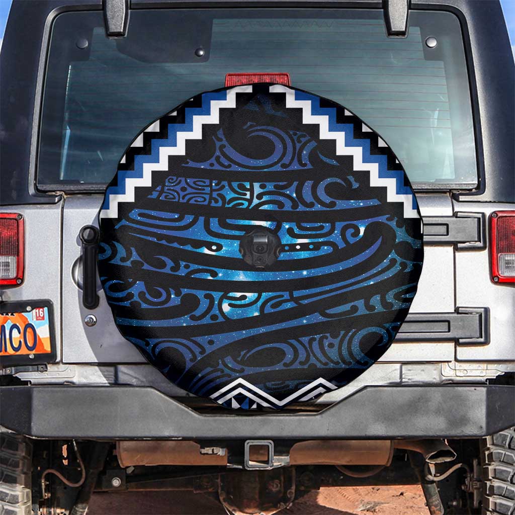 New Zealand Matariki Spare Tire Cover Galaxy Styled Taniko