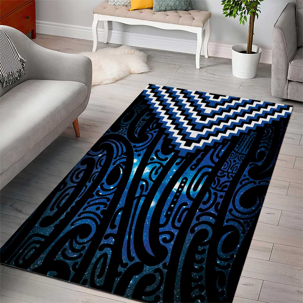 New Zealand Matariki Area Rug Galaxy Poutama Motifs