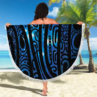 New Zealand Matariki Beach Blanket Galaxy Poutama Motifs