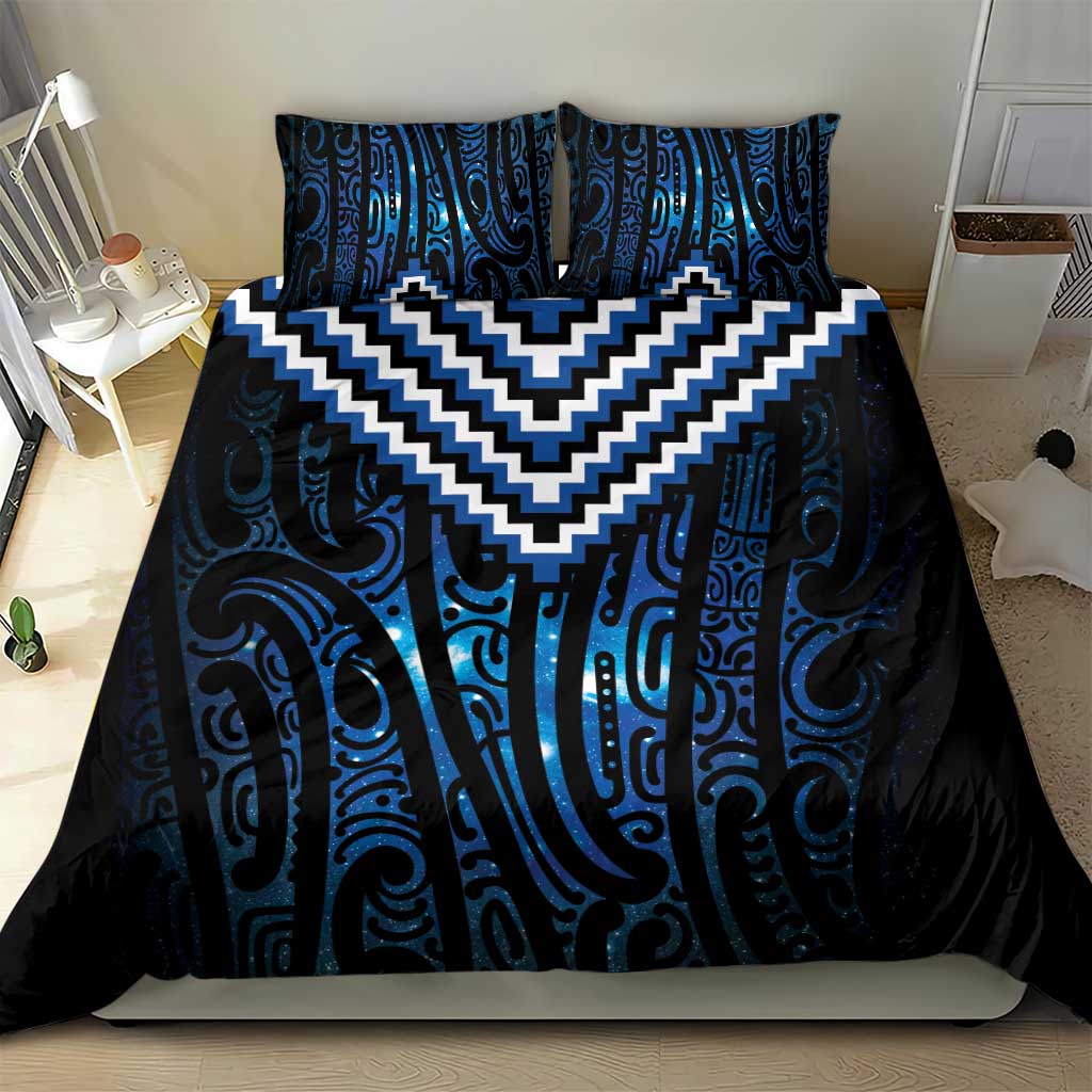 New Zealand Matariki Bedding Set Galaxy Poutama Motifs