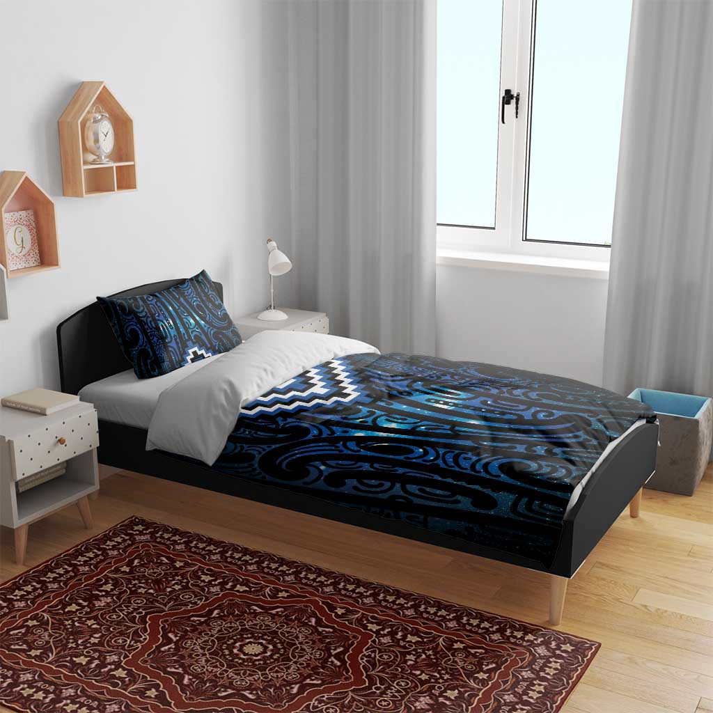 New Zealand Matariki Bedding Set Galaxy Poutama Motifs