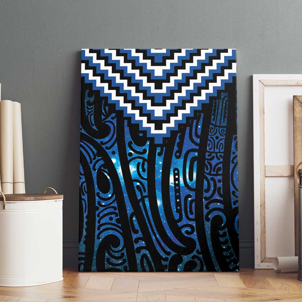 New Zealand Matariki Canvas Wall Art Galaxy Poutama Motifs