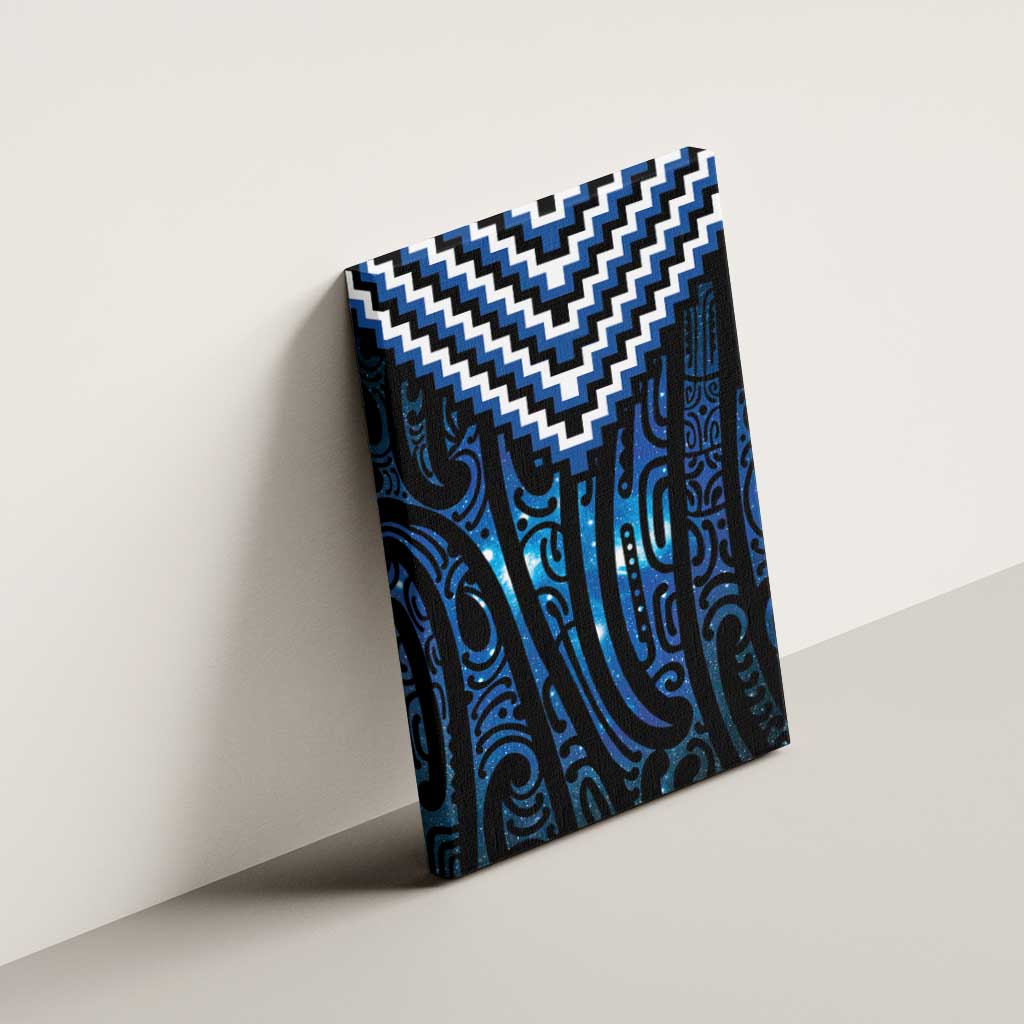New Zealand Matariki Canvas Wall Art Galaxy Poutama Motifs