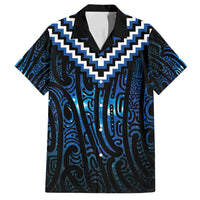 New Zealand Matariki Family Matching Long Sleeve Bodycon Dress and Hawaiian Shirt Galaxy Poutama Motifs