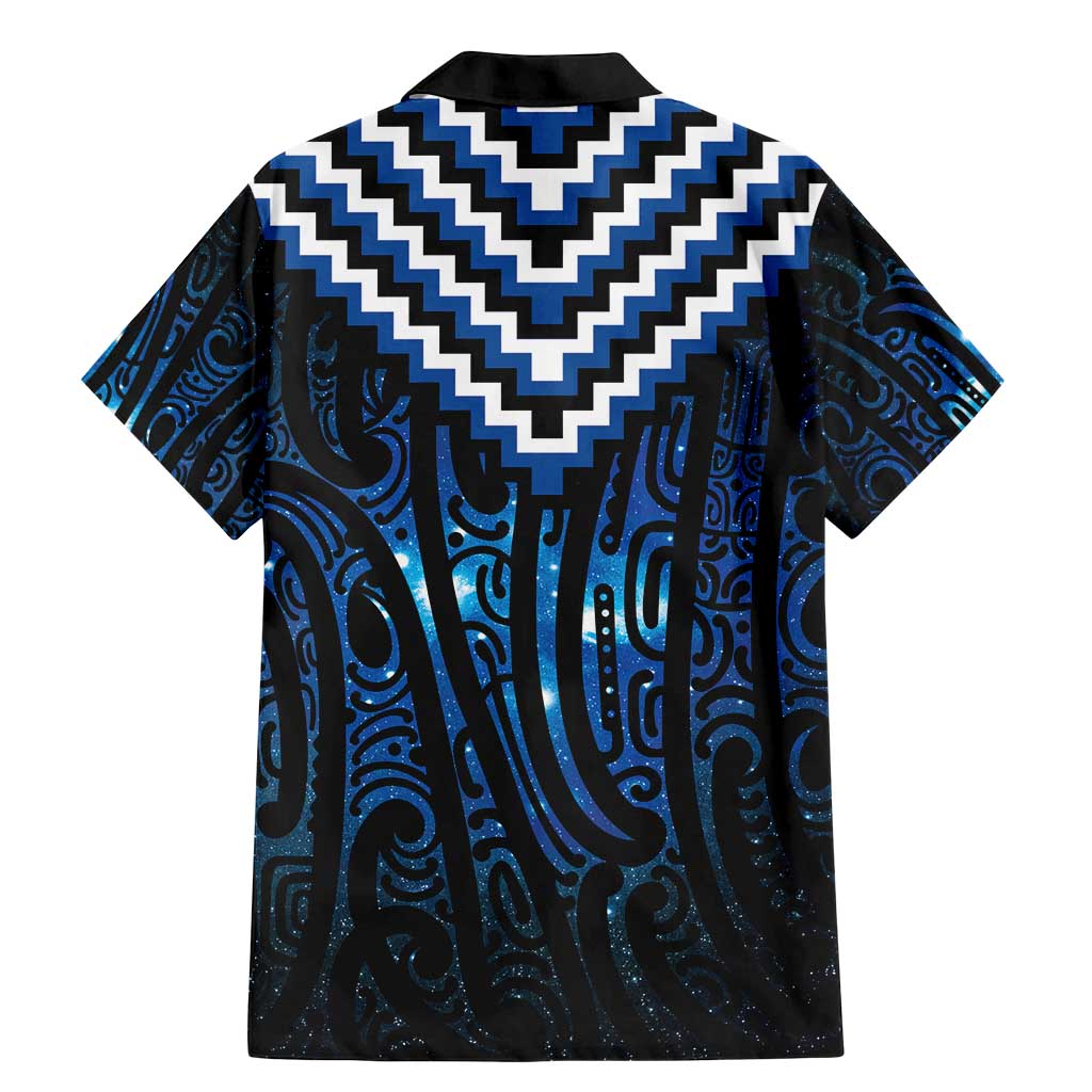 New Zealand Matariki Family Matching Mermaid Dress and Hawaiian Shirt Galaxy Poutama Motifs