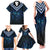 New Zealand Matariki Family Matching Tank Maxi Dress and Hawaiian Shirt Galaxy Poutama Motifs