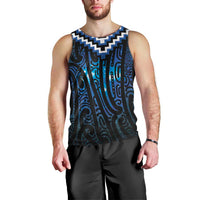 New Zealand Matariki Men Tank Top Galaxy Poutama Motifs