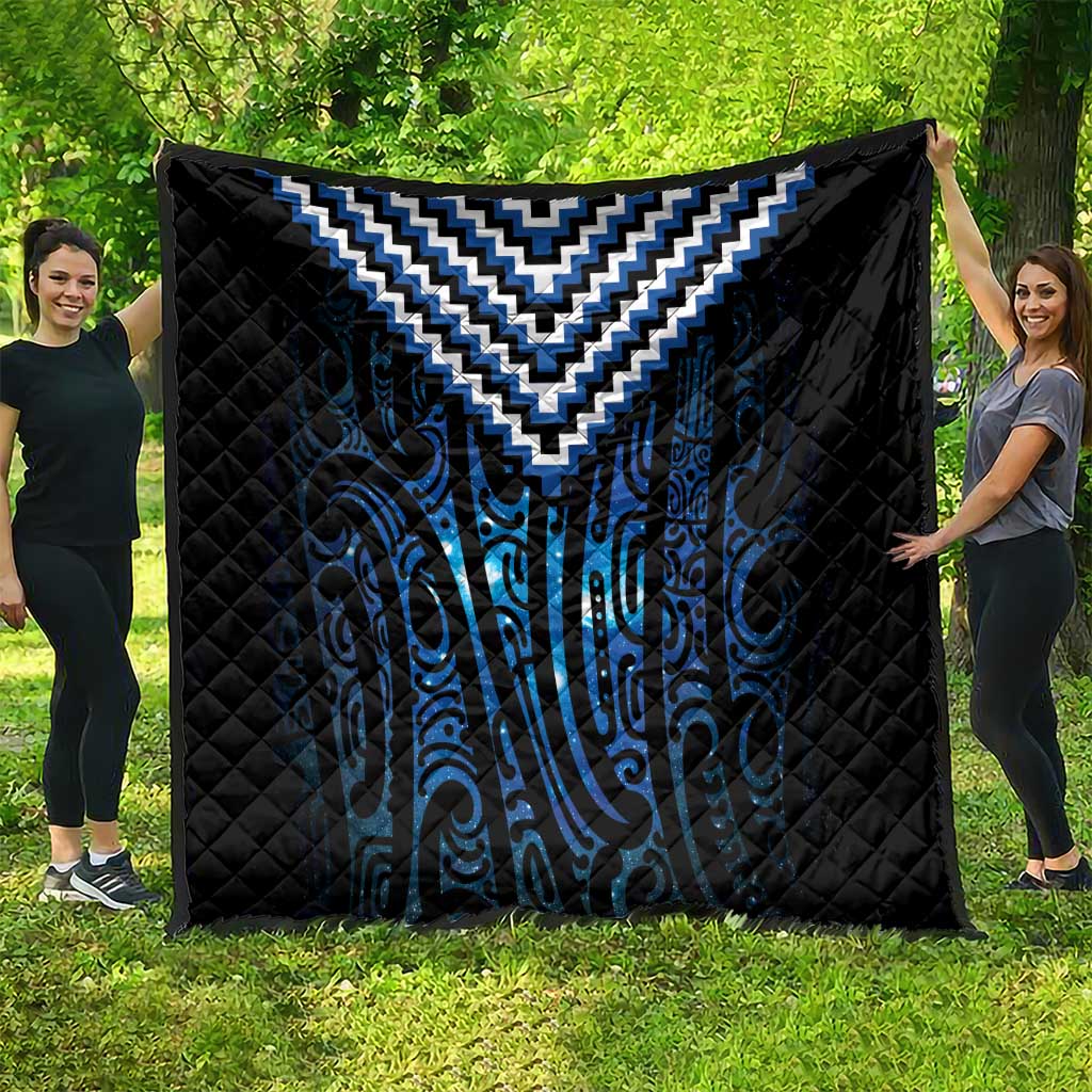 New Zealand Matariki Quilt Galaxy Poutama Motifs